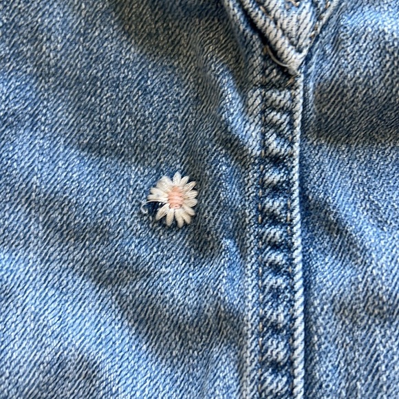 Gap baby denim overall shorts size 12-18m - Picture 5 of 6